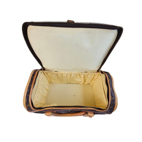 LOUIS VUITTON Monogram 16" Overnight Travel Carryall Doctor Case Bag Gym Duffle - Picture 4 of 16